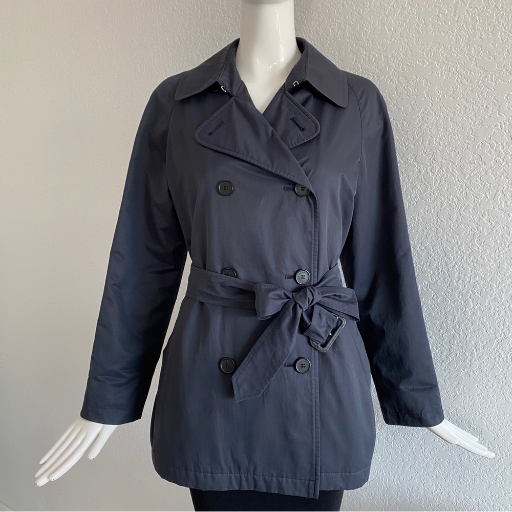Burberry navy double breasted jacket